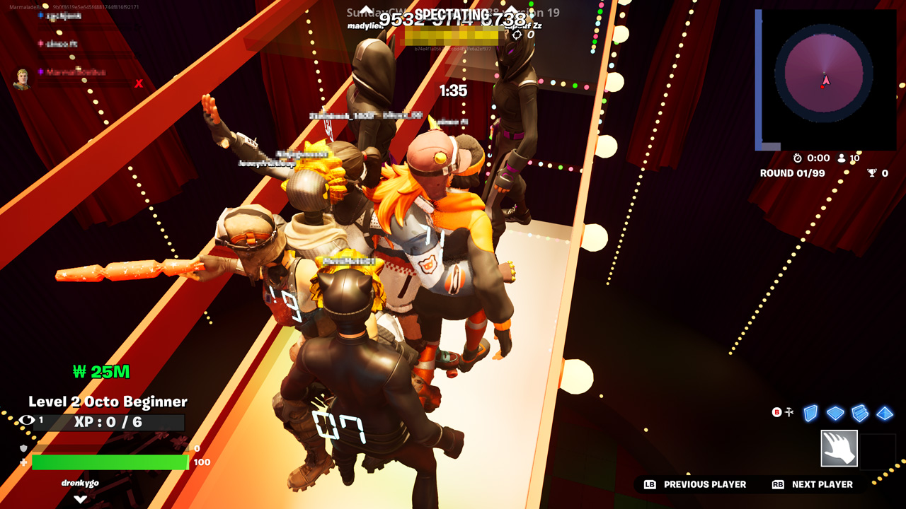 Fortnite에서 오징어 게임을하는 방법