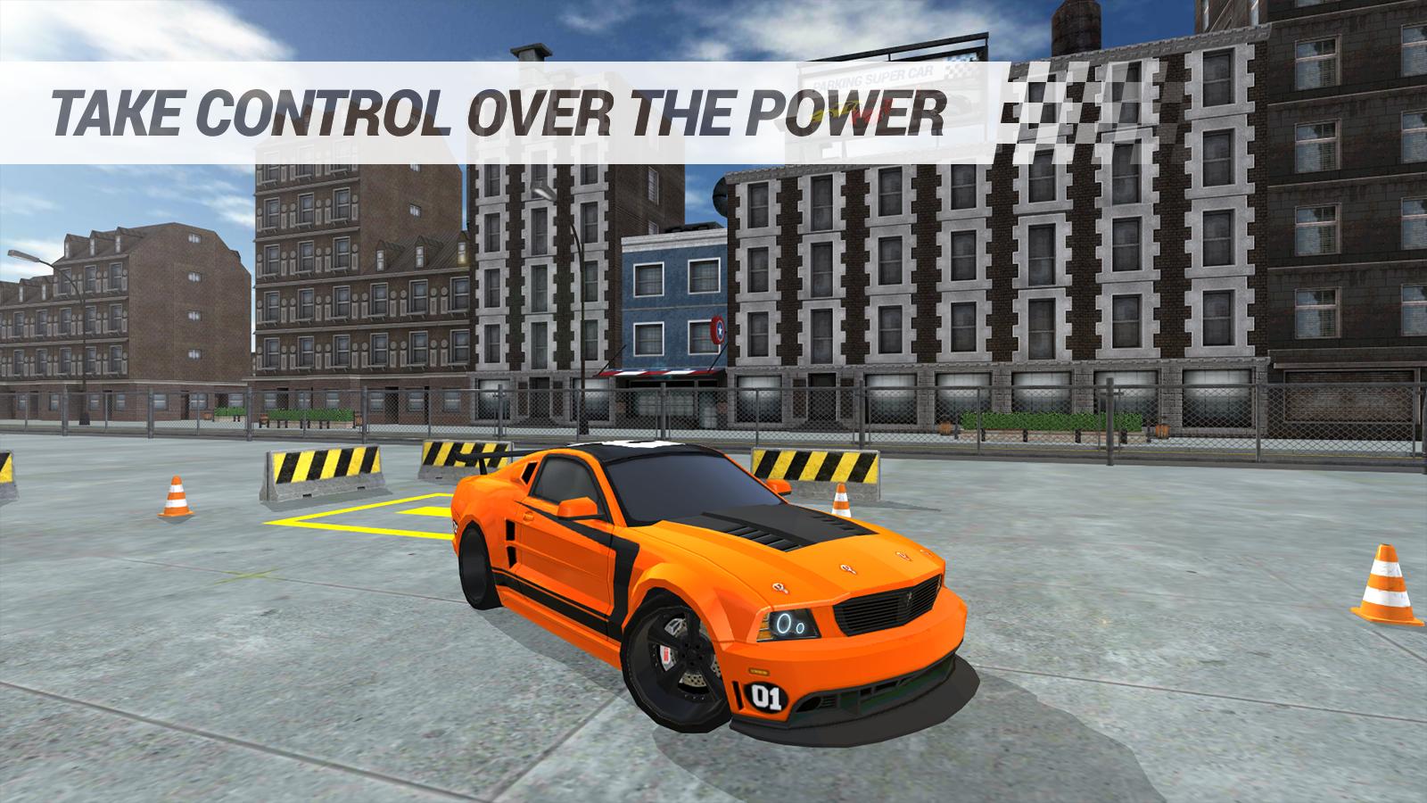 PARKING MUSCLE CAR