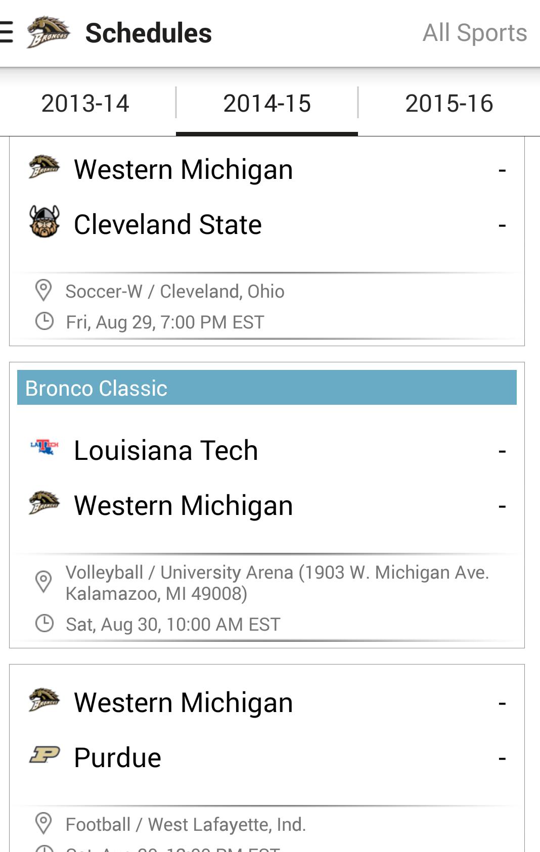 WMU Broncos: Free