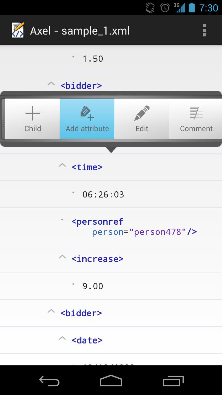 Axel (XML Editor / Viewer)