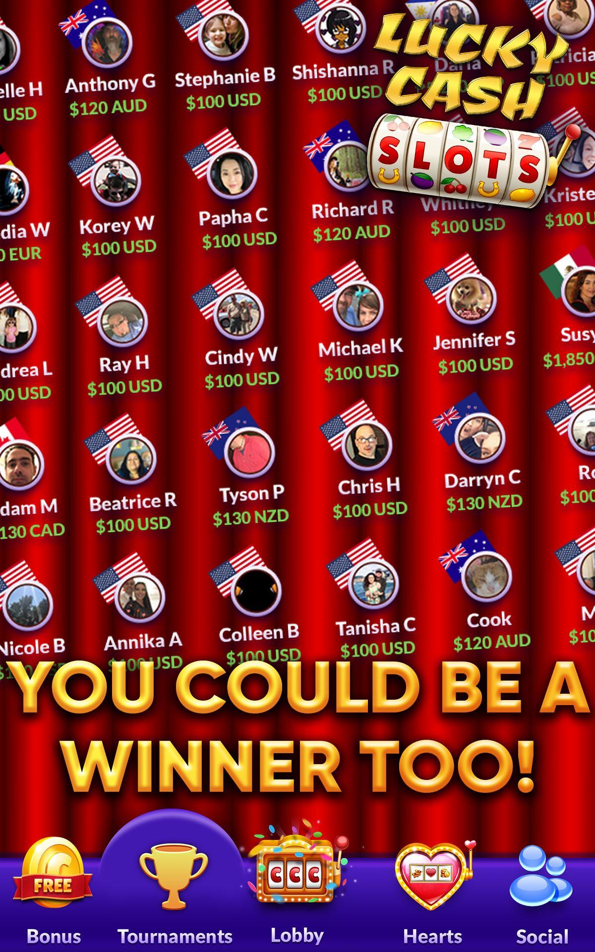 Lucky CASH Slots - Win Real Money & Prizes
