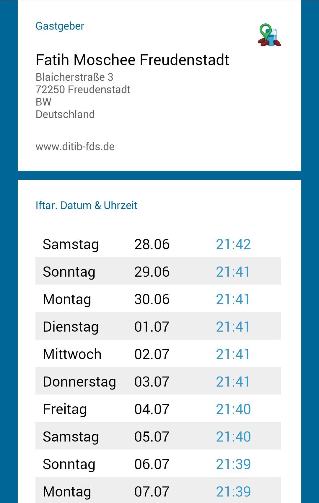 Iftar Finder
