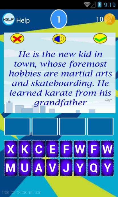 Spell Game for It Kickin' Fans