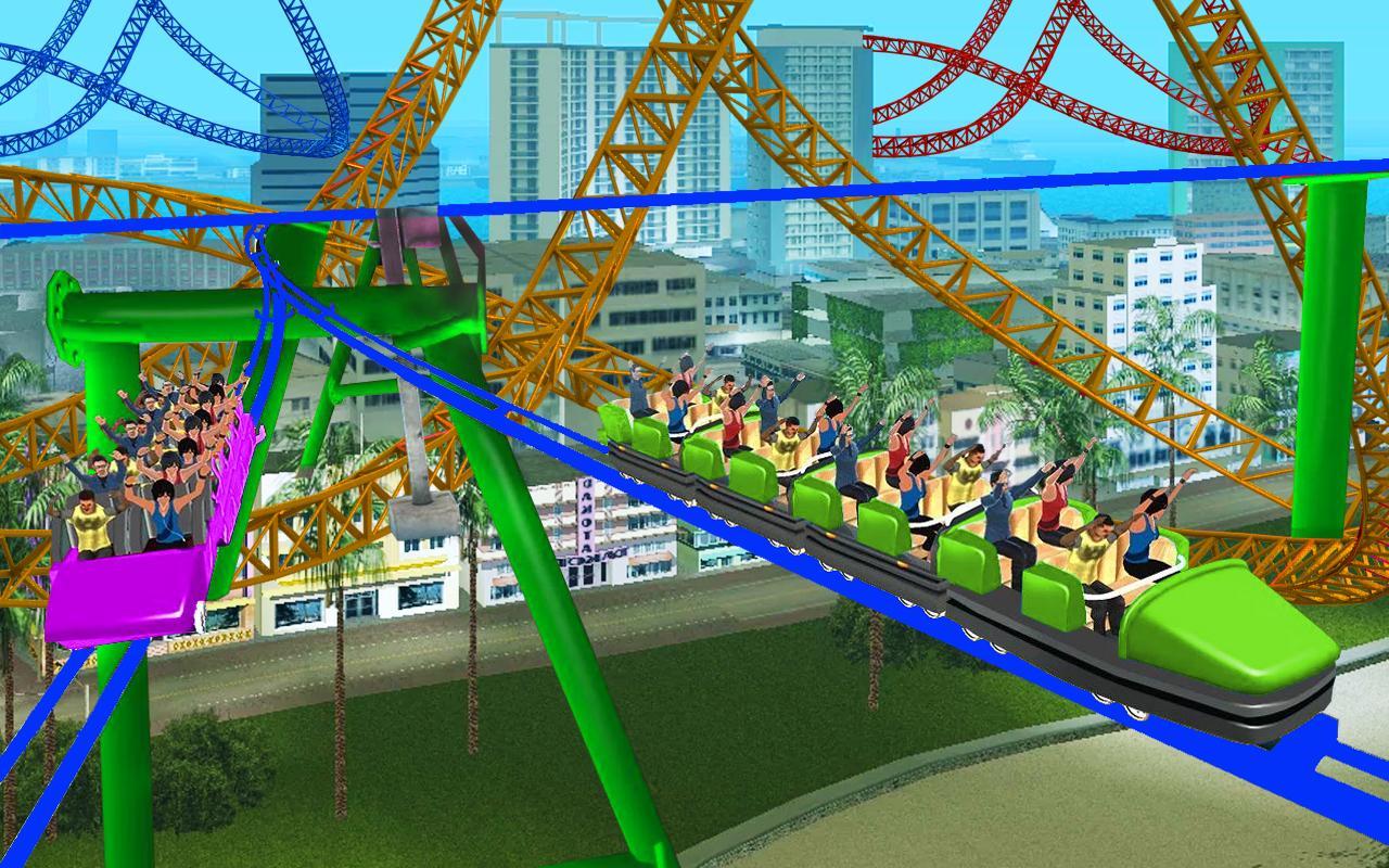 VR Roller Coaster Ride Simulator Theme Park