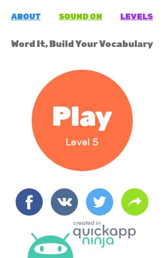 Word It, Build Your Vocabulary