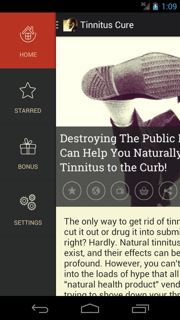 Tinnitus: The Cure