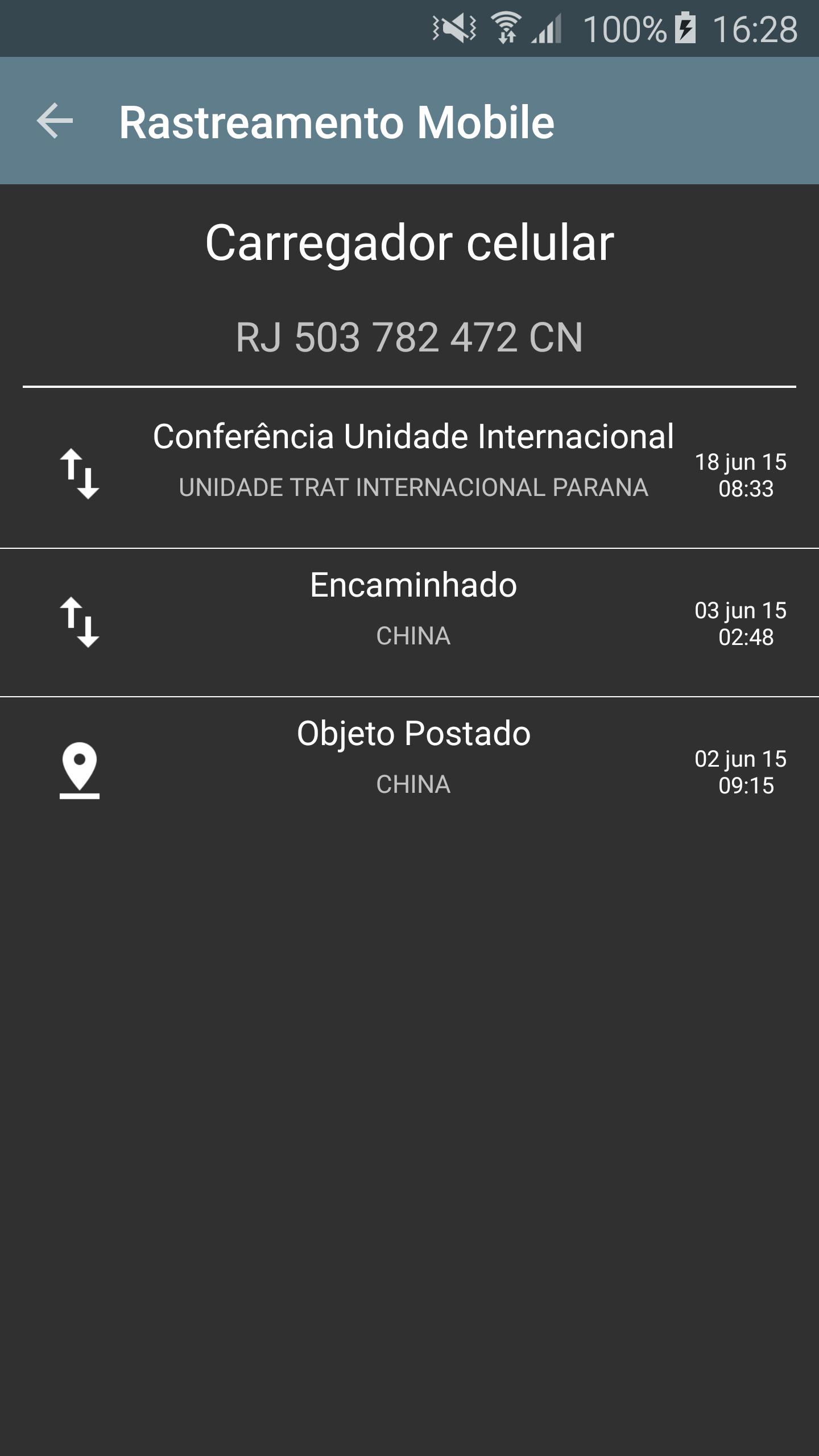 Rastreamento Correios Mobile