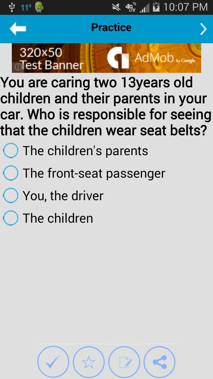 UK Driver License Test 2014