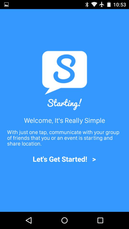 Starting!