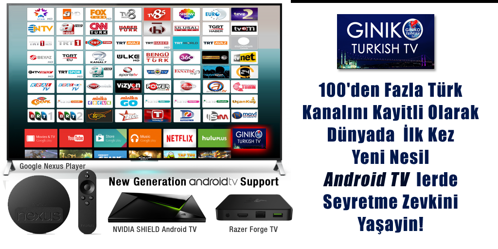 GinikoTurkish TV for AndroidTV
