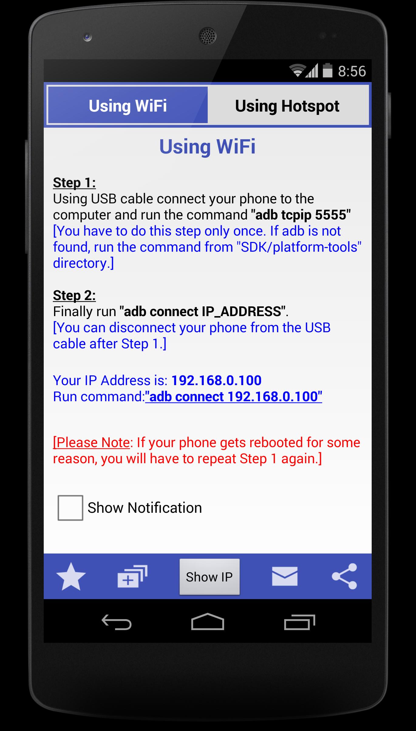 ADB WiFi (No Root)