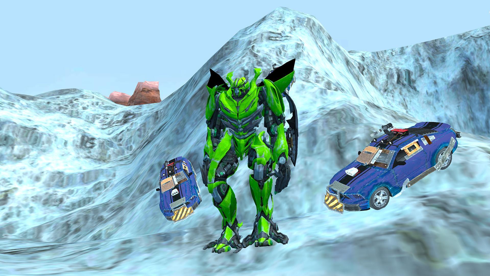 Flying Car Robot Wars:Car Transformation Game 2018