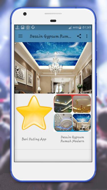 Desain gypsum rumah modern