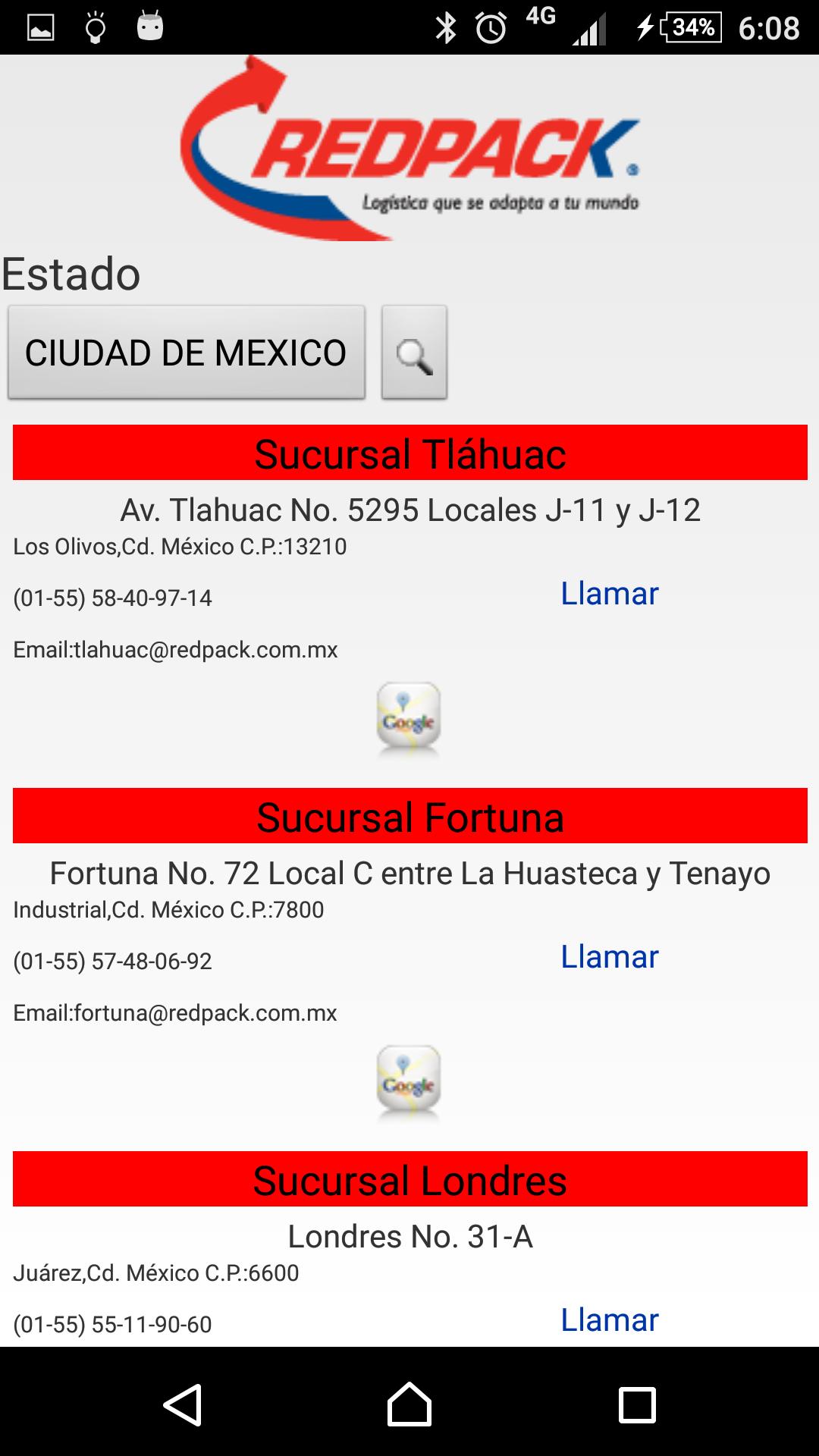 Redpack Movil Android