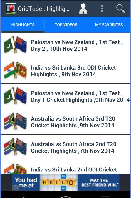 CricTube - Cricket Highlights