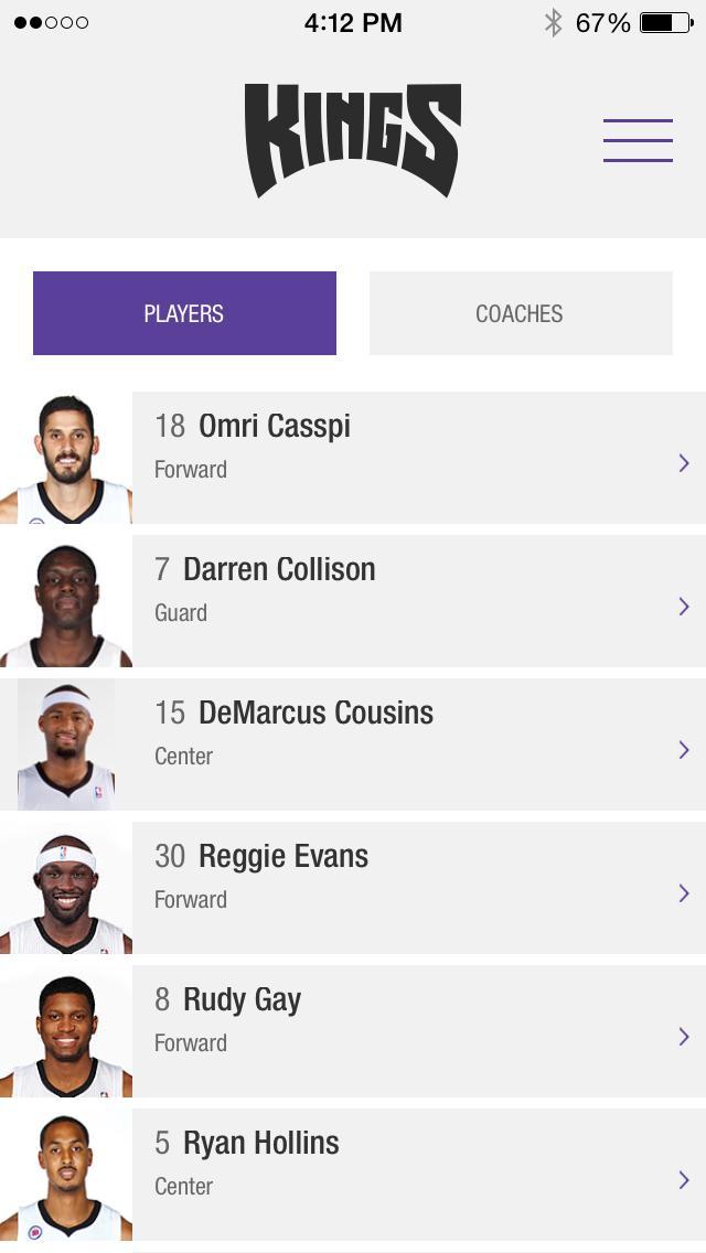 Sacramento Kings App