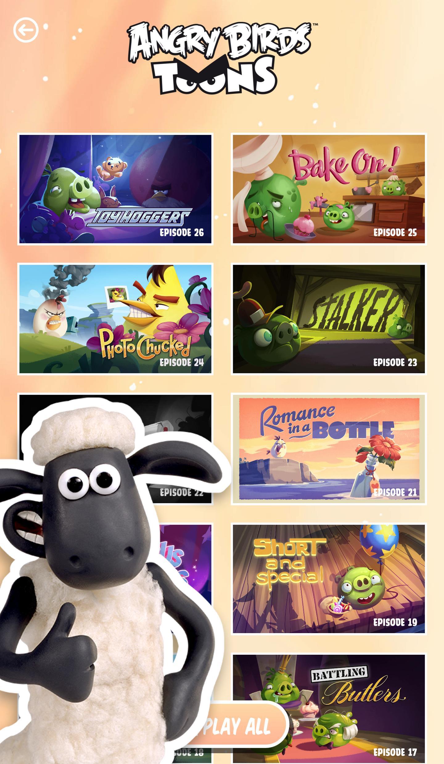 ToonsTV: Angry Birds video app