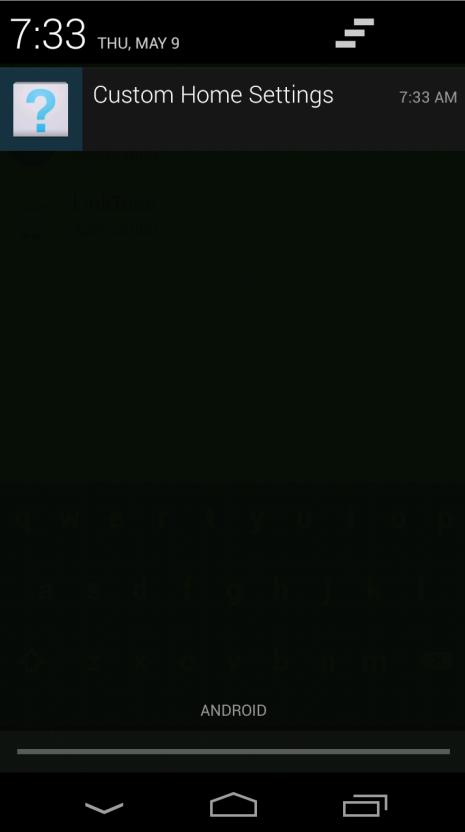 Custom Home Launcher