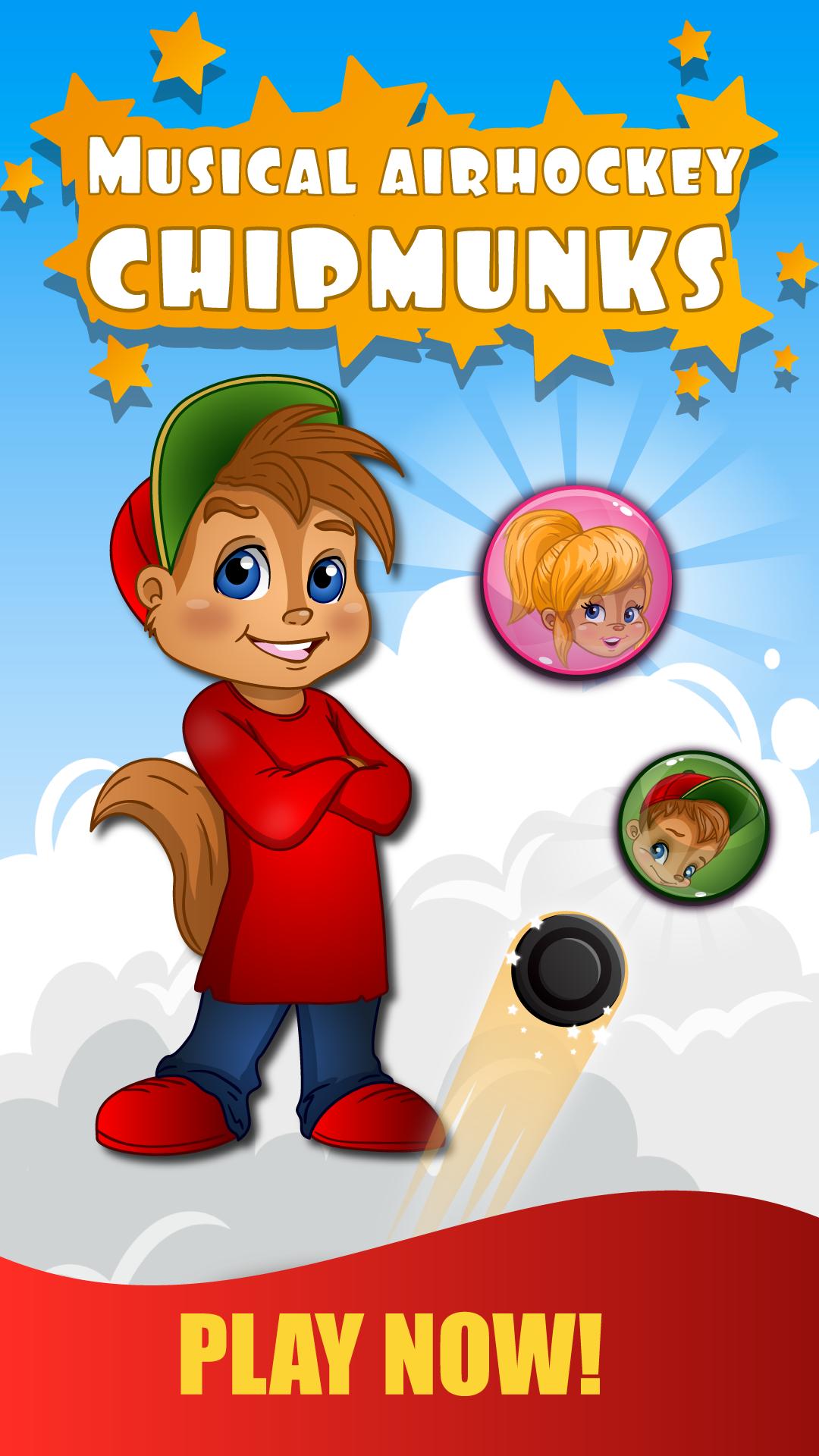 Musical airhockey chipmunks