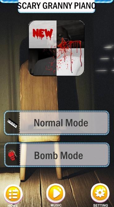 Scary Granny Horror Piano Tiles