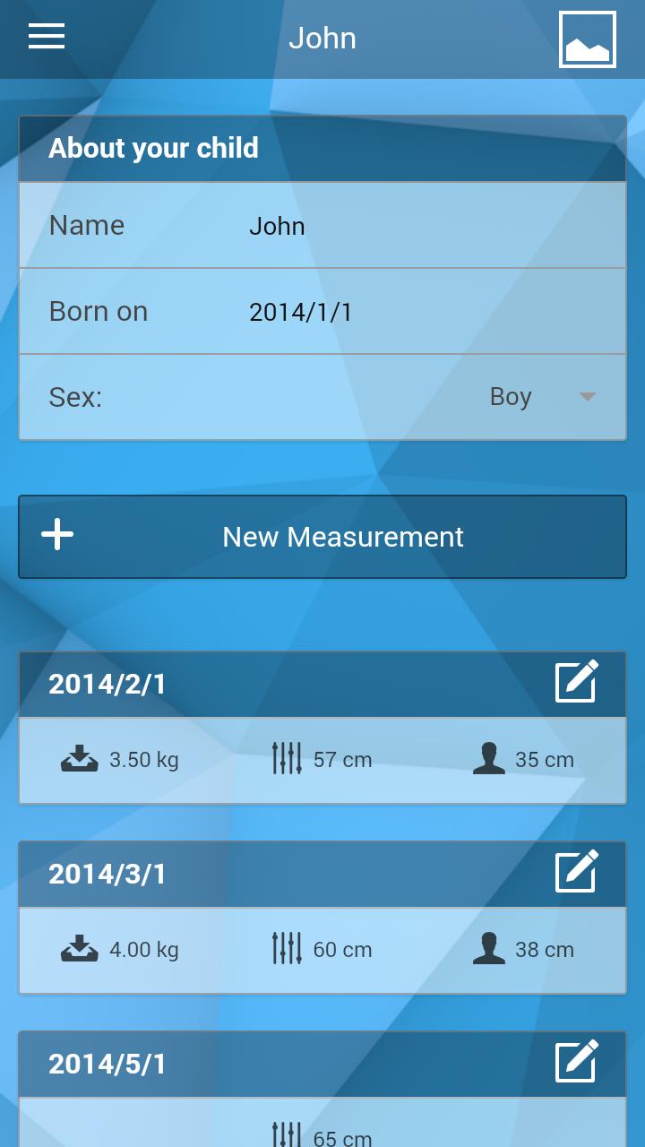 Growth Charts (free & ad-free)