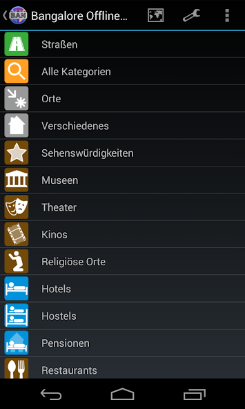 Bangalore Offline City Map