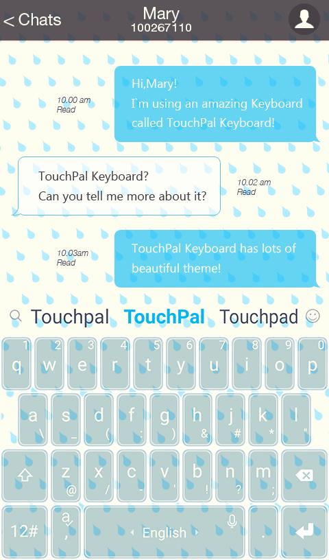 TouchPal Weather Rainy Theme
