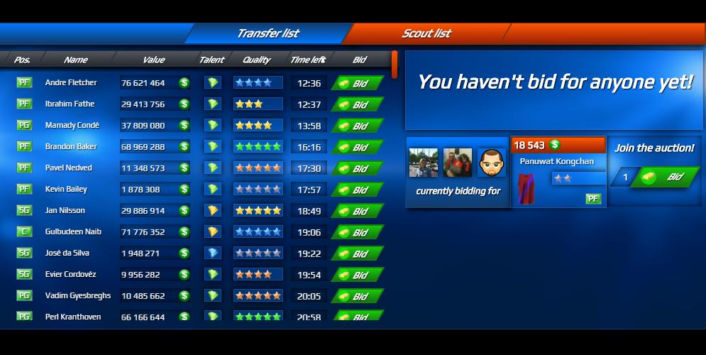 WinningFive Basketball Manager