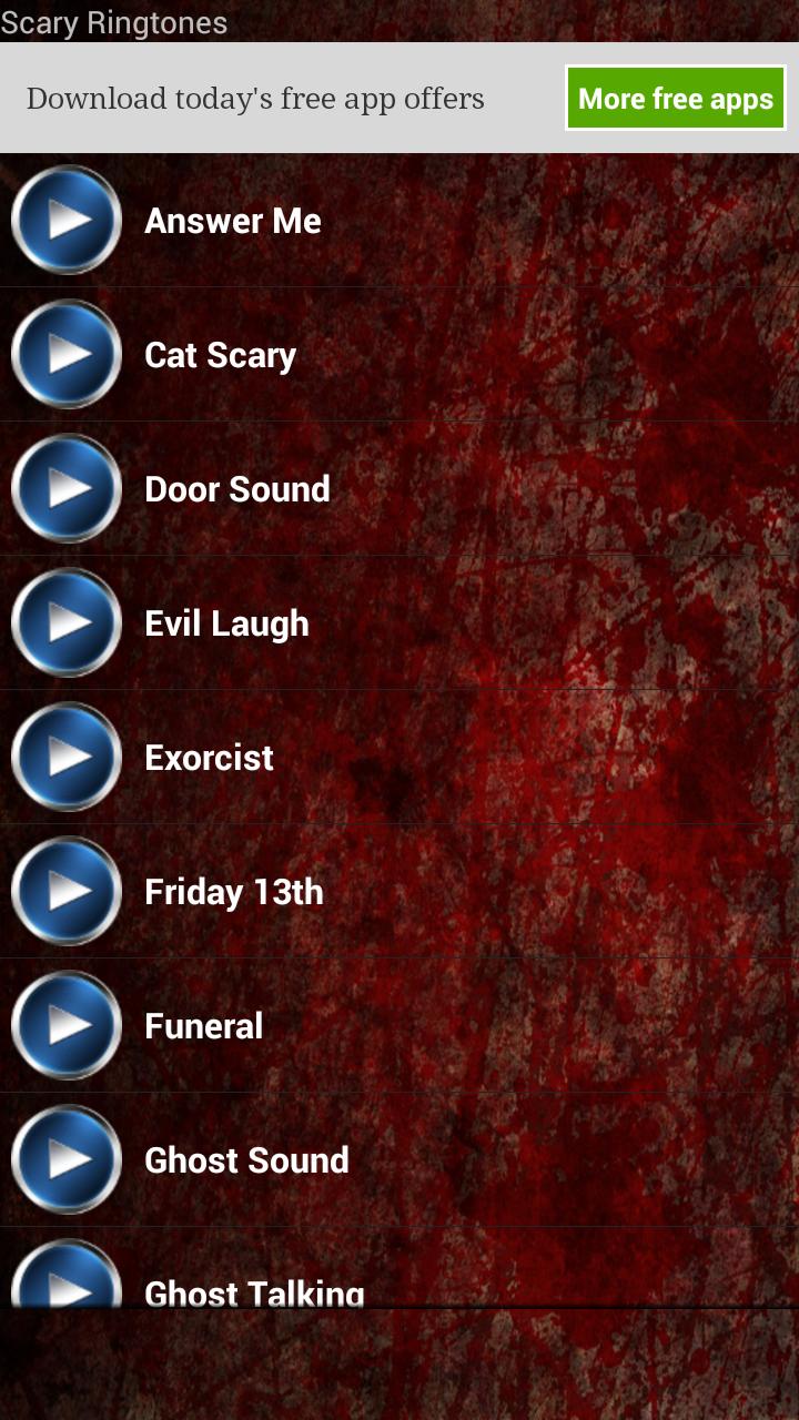 Scary Ringtones Free