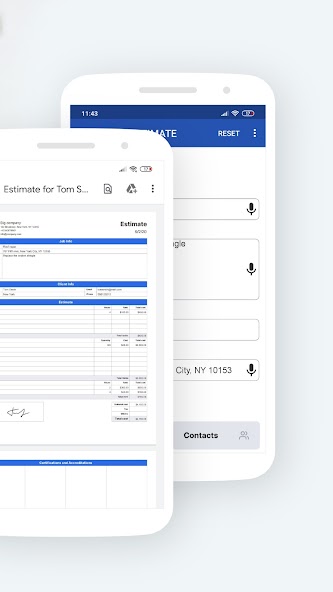 Job Estimates & Invoices