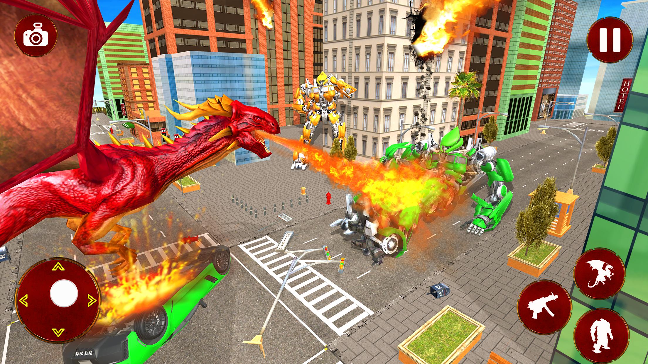 Real Flying Dragon Transformation Robot 2019