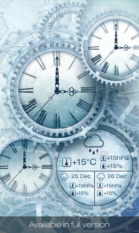 FREE Ice world time clock HD