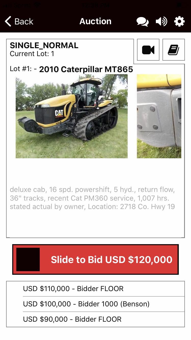 Zomer Auctioneering Live