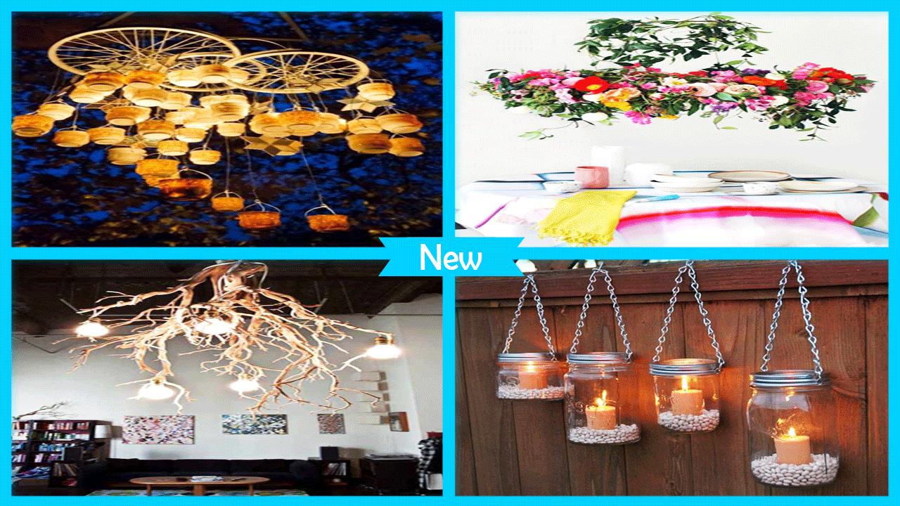 Gorgeous DIY Hanging Candle Chandelier
