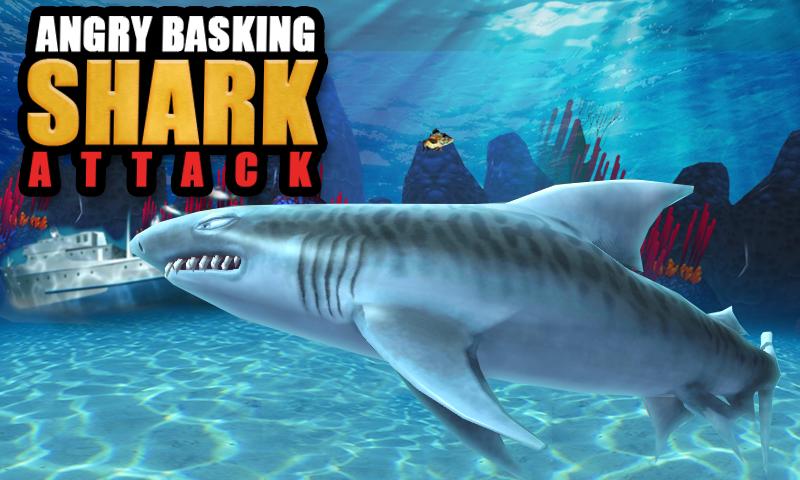 Angry Basking Shark Attack
