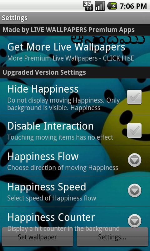 Happiness Live Wallpaper