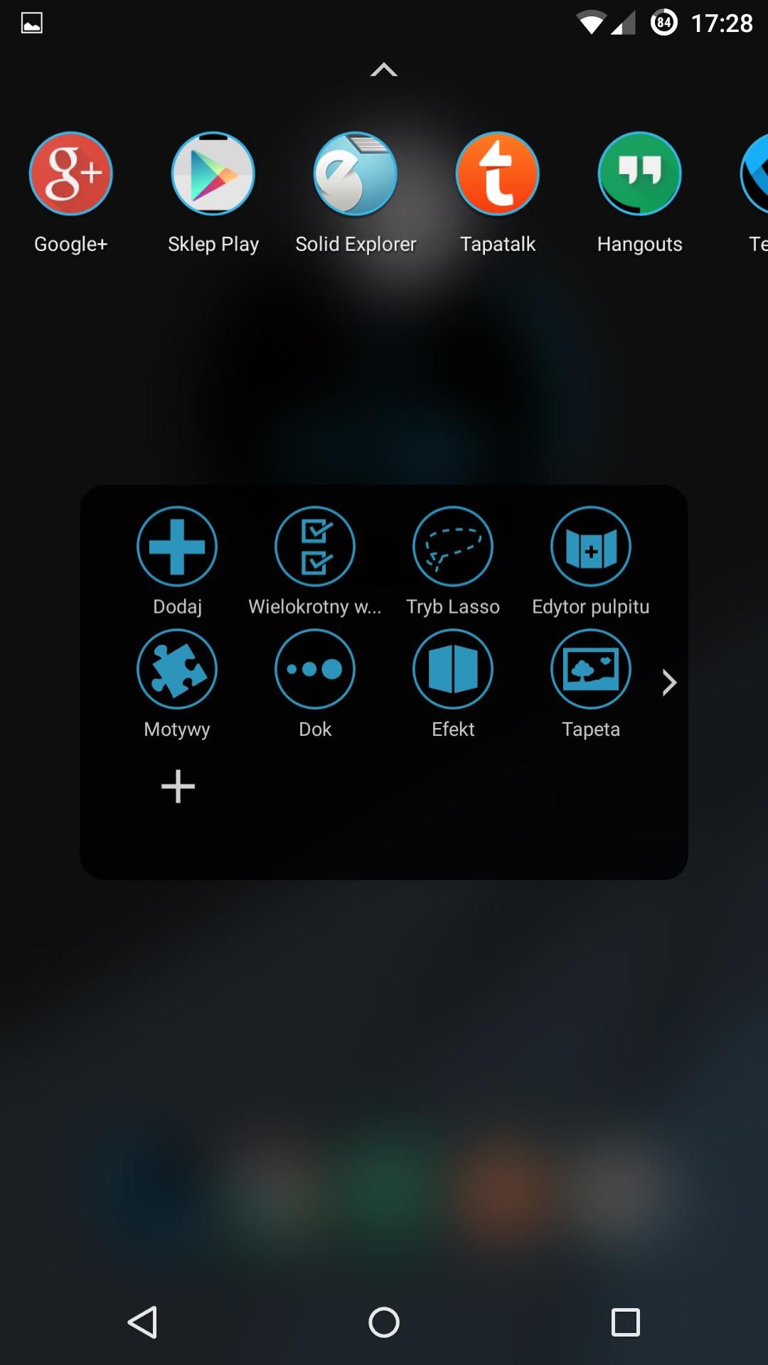 Dark Blue Theme for TSF Shell