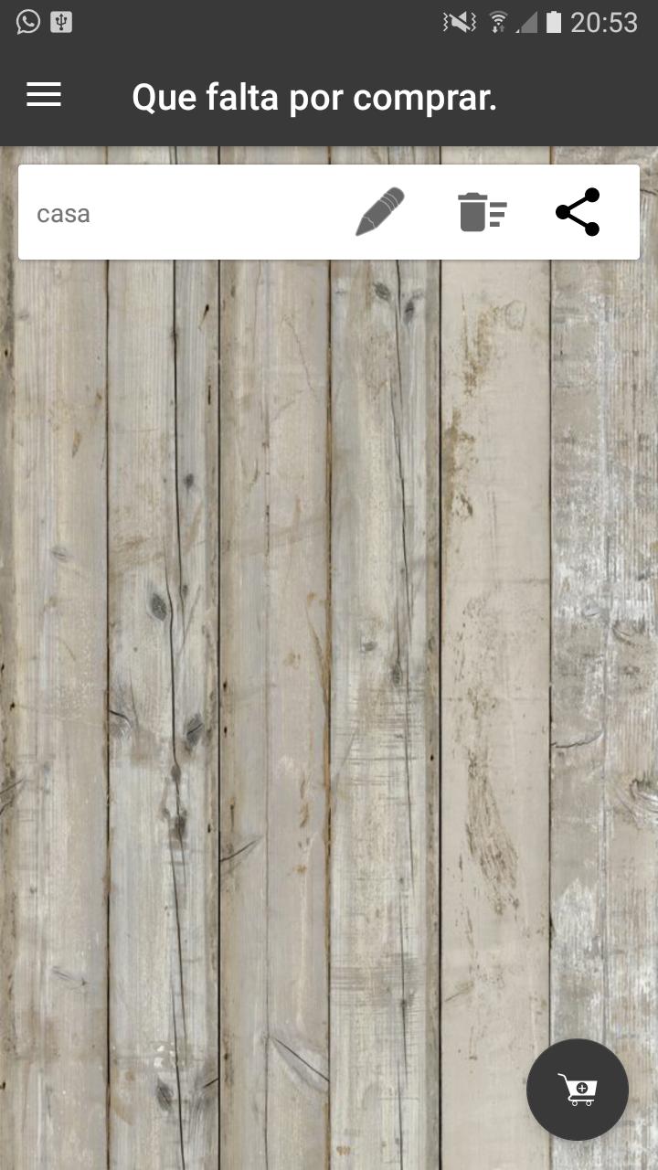 Que falta por comprar