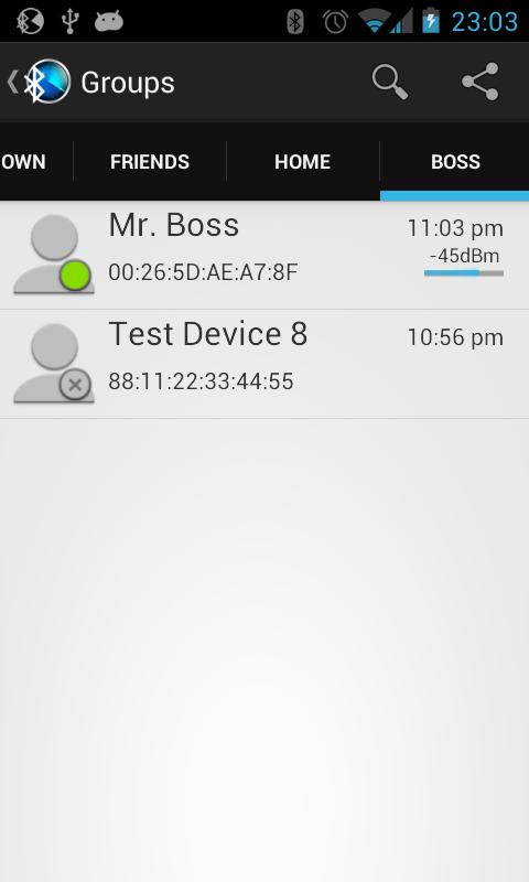 Bluetooth Scanner - Group Scan