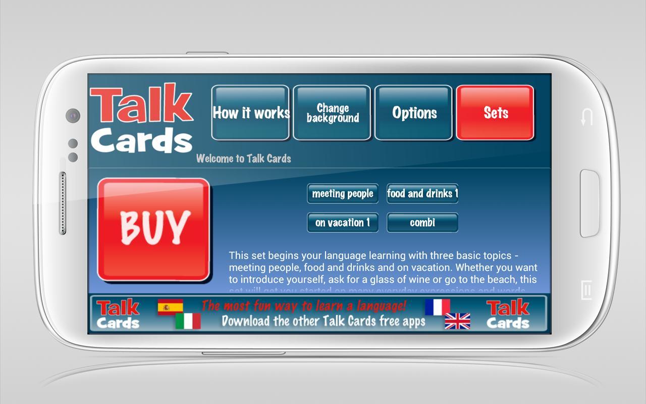 Talk Cards English-French