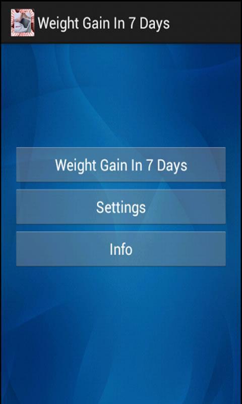 Weight Gain in 7 Days