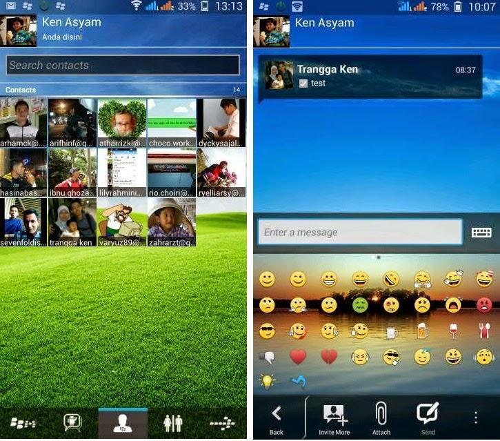 BBM Transparan Versi Android