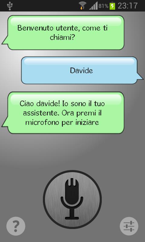 Voice Assistant (Italiano)