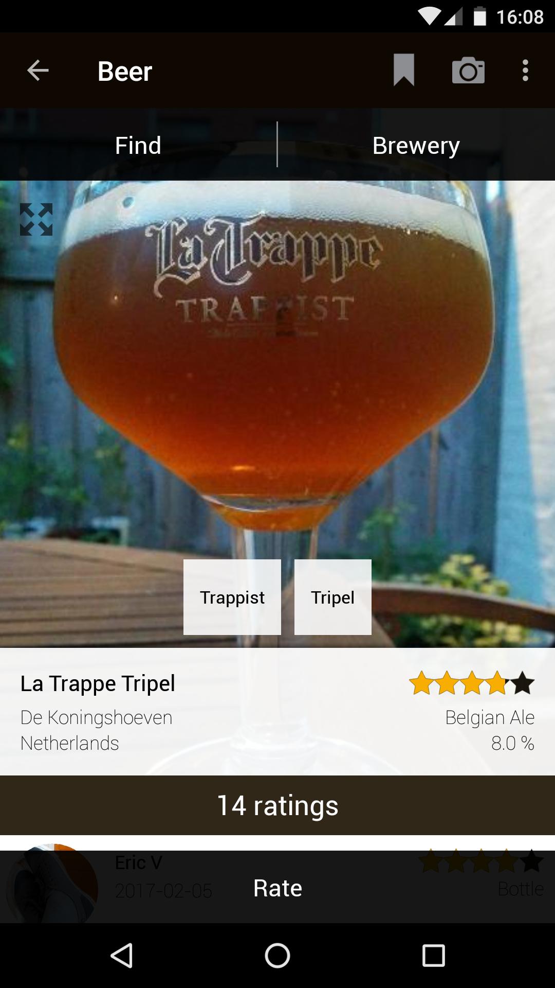 Beer Top List