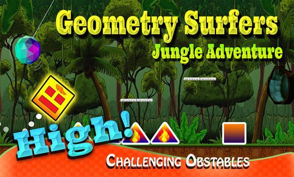 Geometry Surfers - Jungle Run