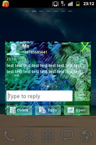 GO SMS PRO Theme After Rain