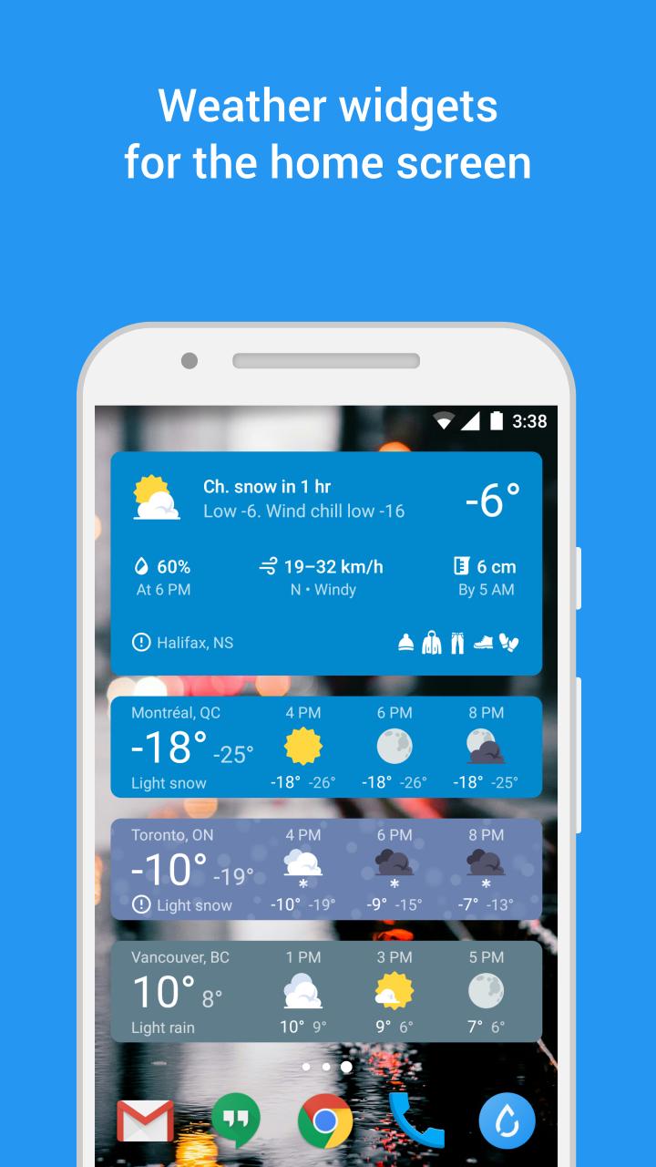 Rainbreak Canadian Weather