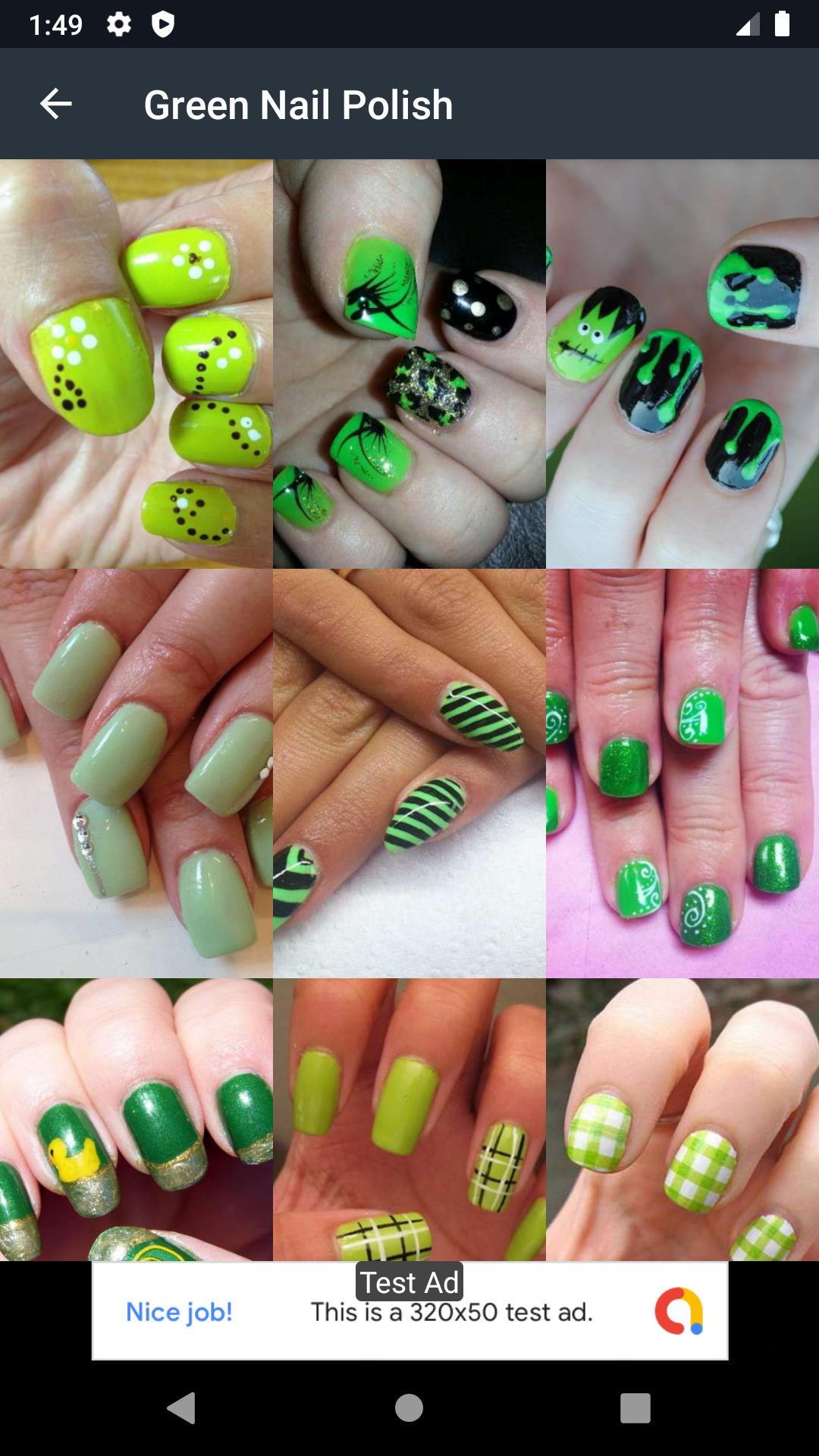 Green Nail Polish