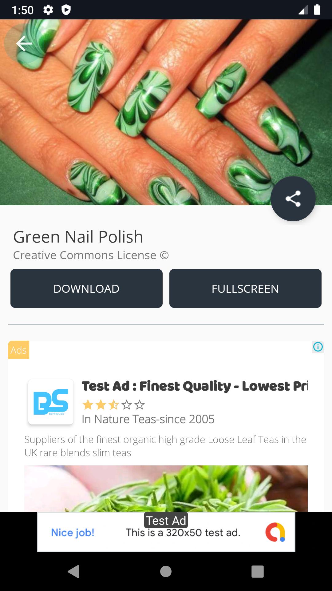 Green Nail Polish