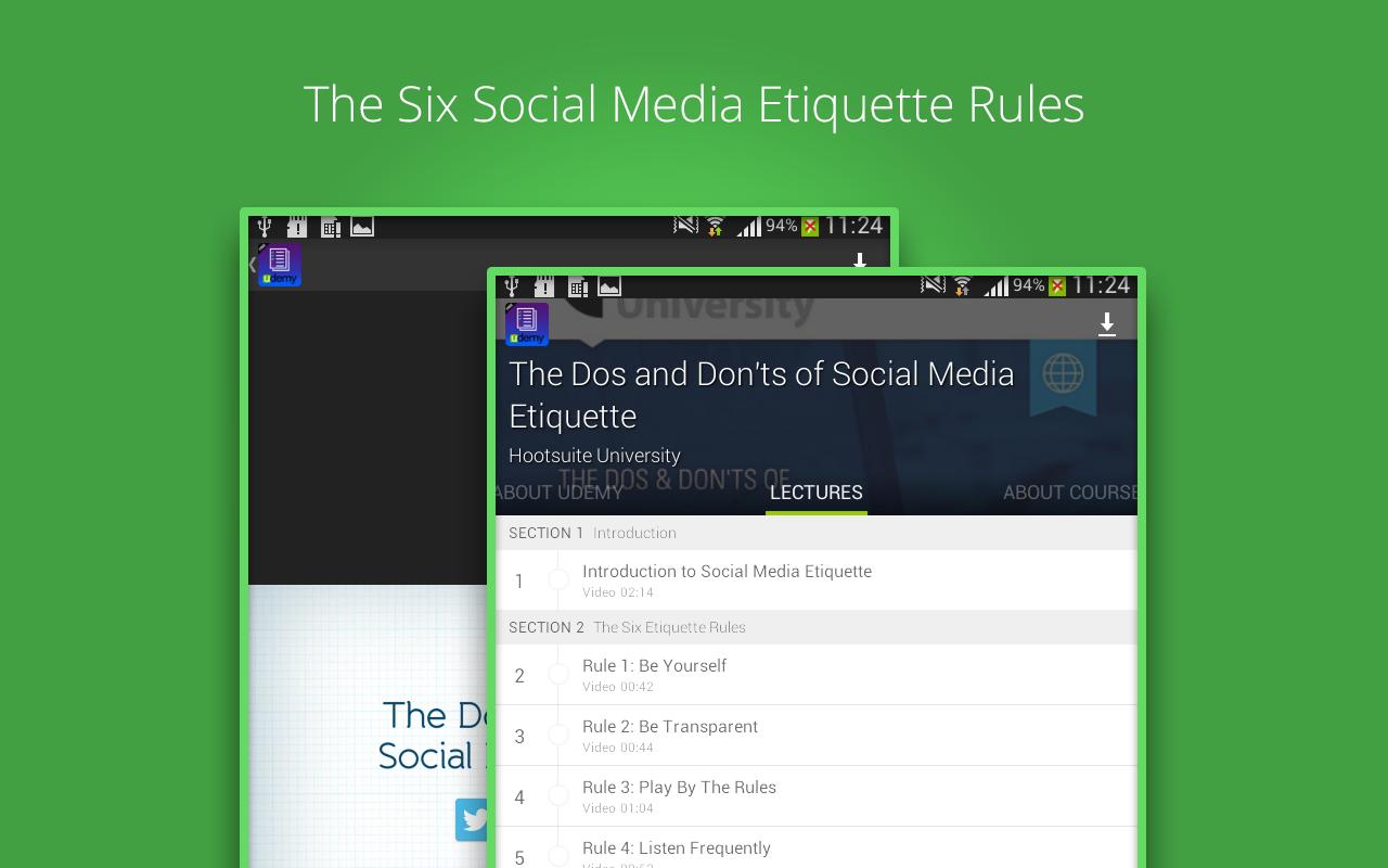 Social Media Etiquette